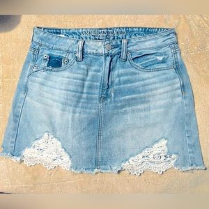 AEO denim skirt sz 4